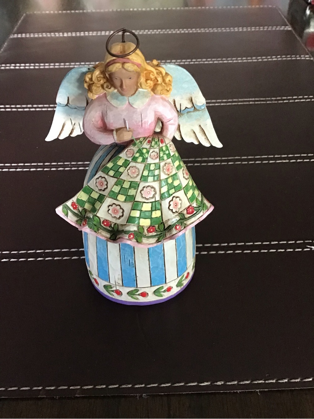 Jim Shore Stitch and Sew Angel Figurine